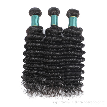Good quality virgin human hair natural color body wave transparent lace hair bundles raw remy hair